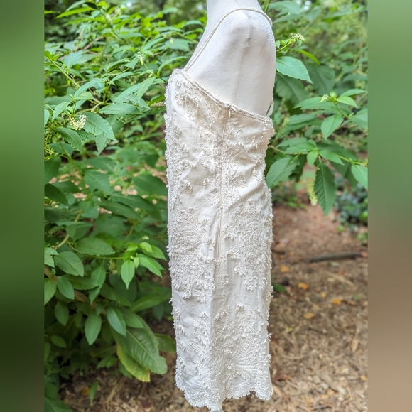NWT Max Studio Cream Sundress SZ 4 - Picture 10 of 13